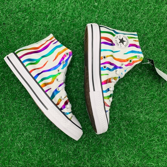 Converse All Star Chuck Taylor Rainbow Ctas Hi - Picture 2 of 5